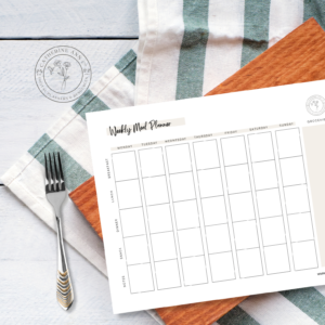 Meal planning made easy template