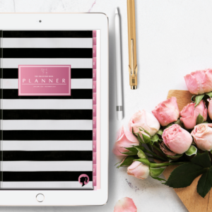 The Organized Mom Planner 2024 - Barbie Chic Vintage Stripes